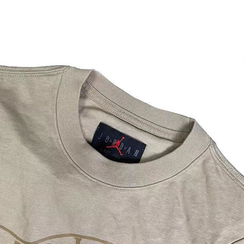 Travis Scott Cactus Jack Jordan T Shirt Khaki Desert (3) - www.newkick.vip