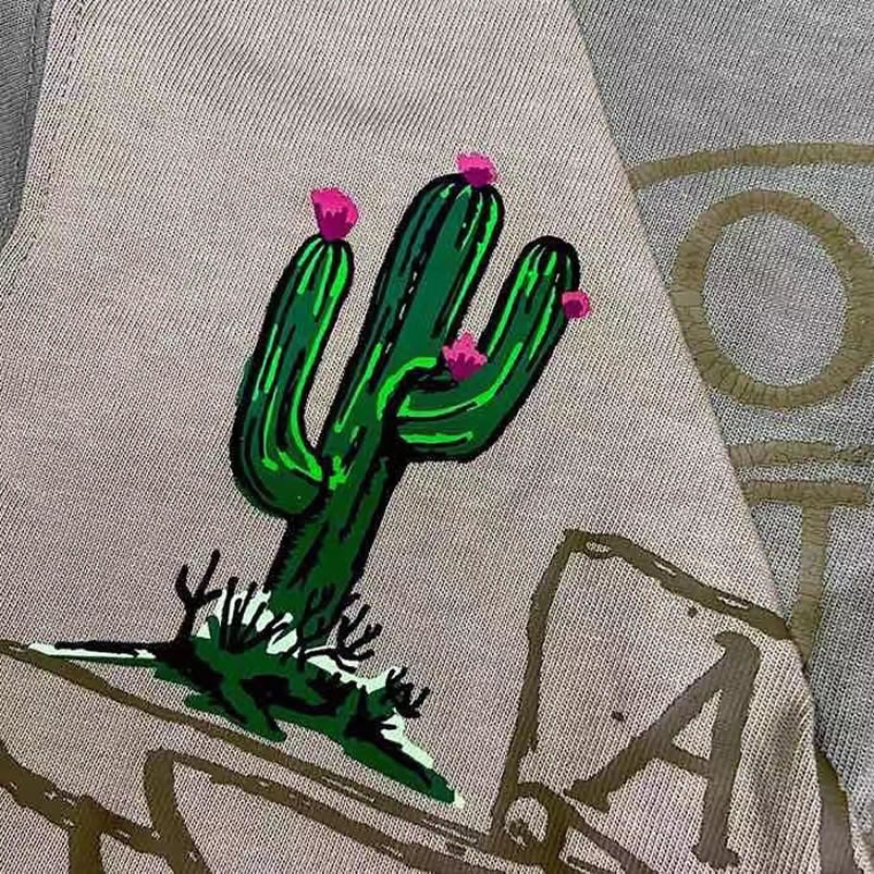 Travis Scott Cactus Jack Jordan T Shirt Khaki Desert (8) - www.newkick.vip