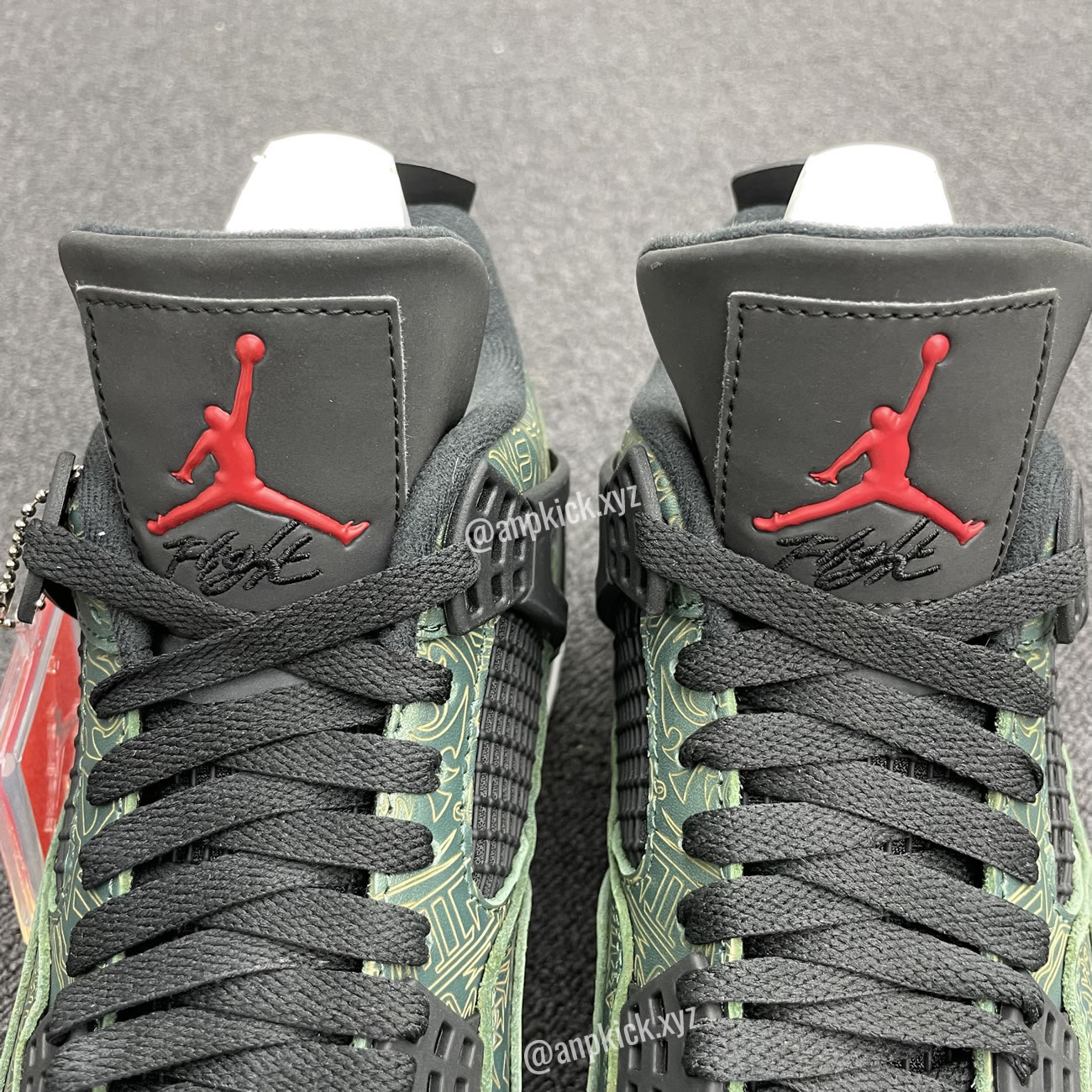 Jalen Ramsey Air Jordan 4 Retro Laser Green Happy Holidays Cw0897 101 (7) - www.newkick.vip