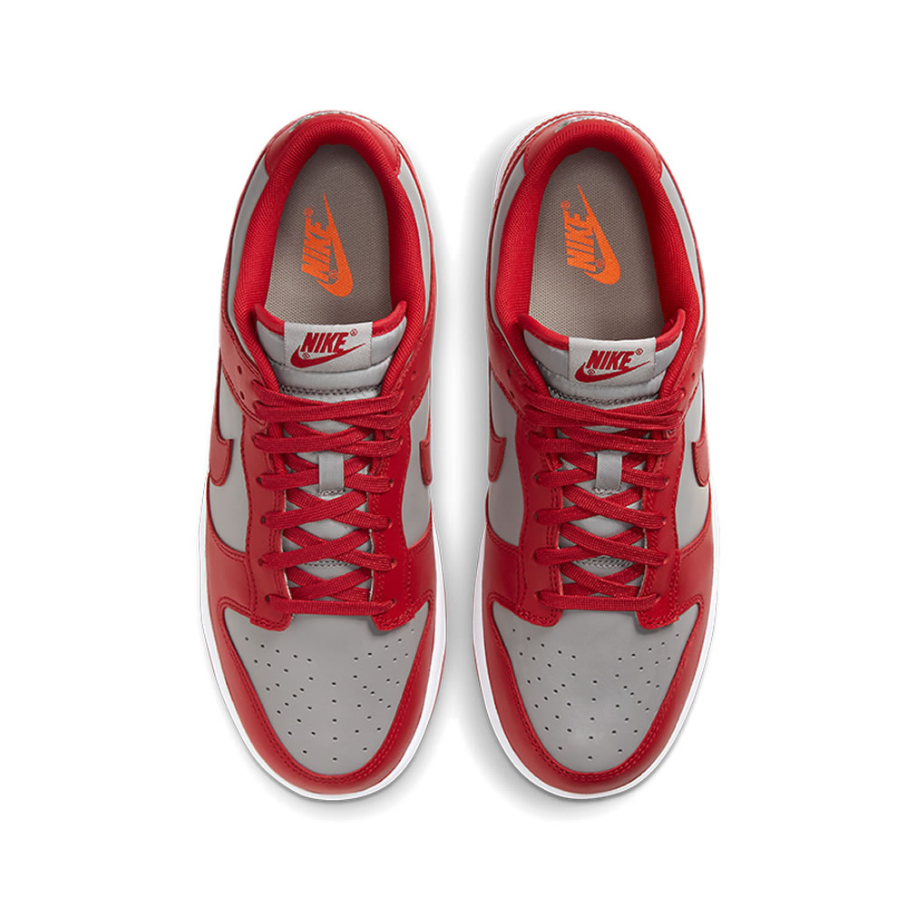 Nike Dunk Low Retro Medium Grey Varsity Red Unlv 2021 Dd1391 002 (4) - www.newkick.vip