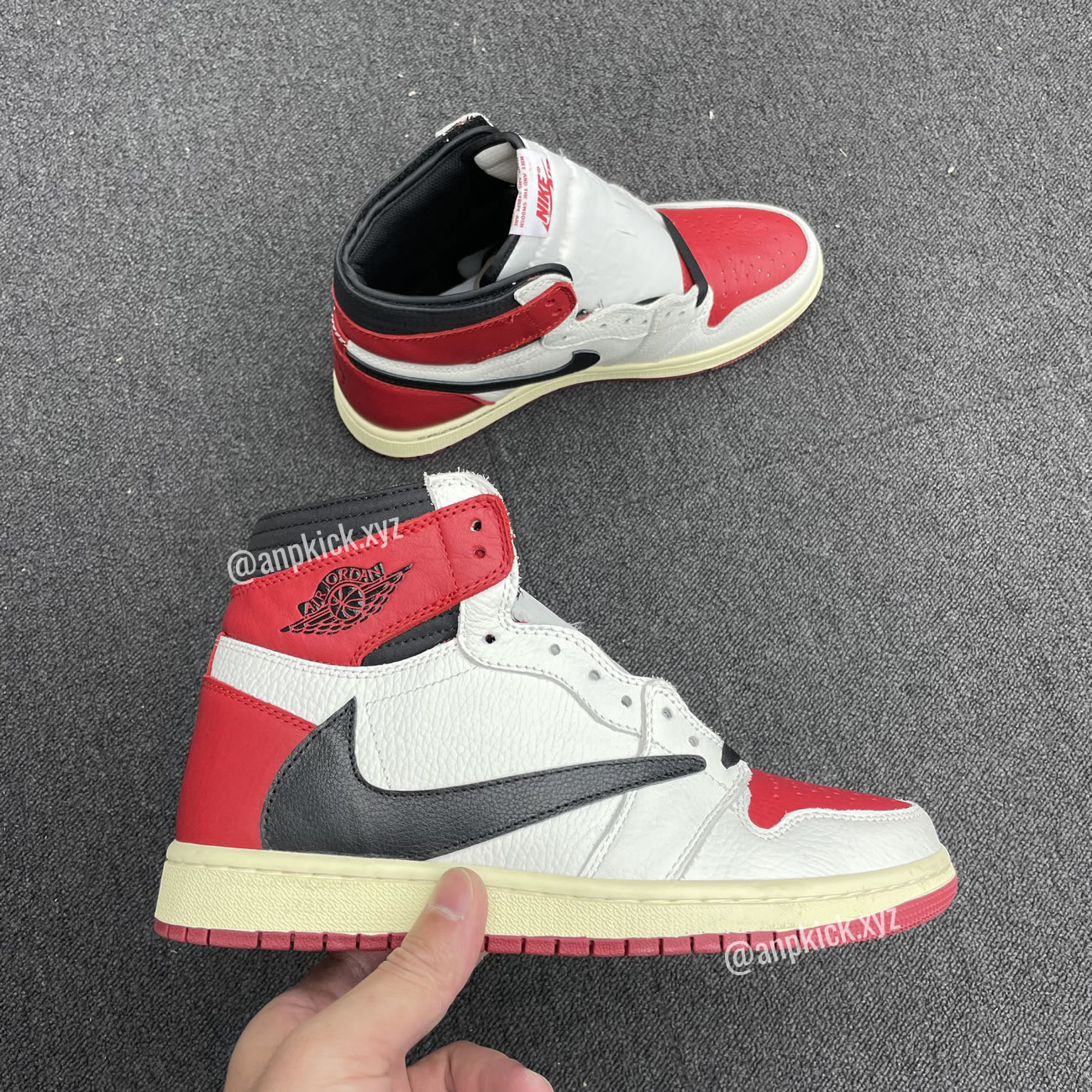 Travis Scott Air Jordan 1 High Og Sp White Red Black Fragment Anpkick Custom Making (1) - www.newkick.vip Travis Scott Air Jordan 1 High Og Sp White Red Black Fragment Anpkick Custom Making (1) - www.newkick.vip