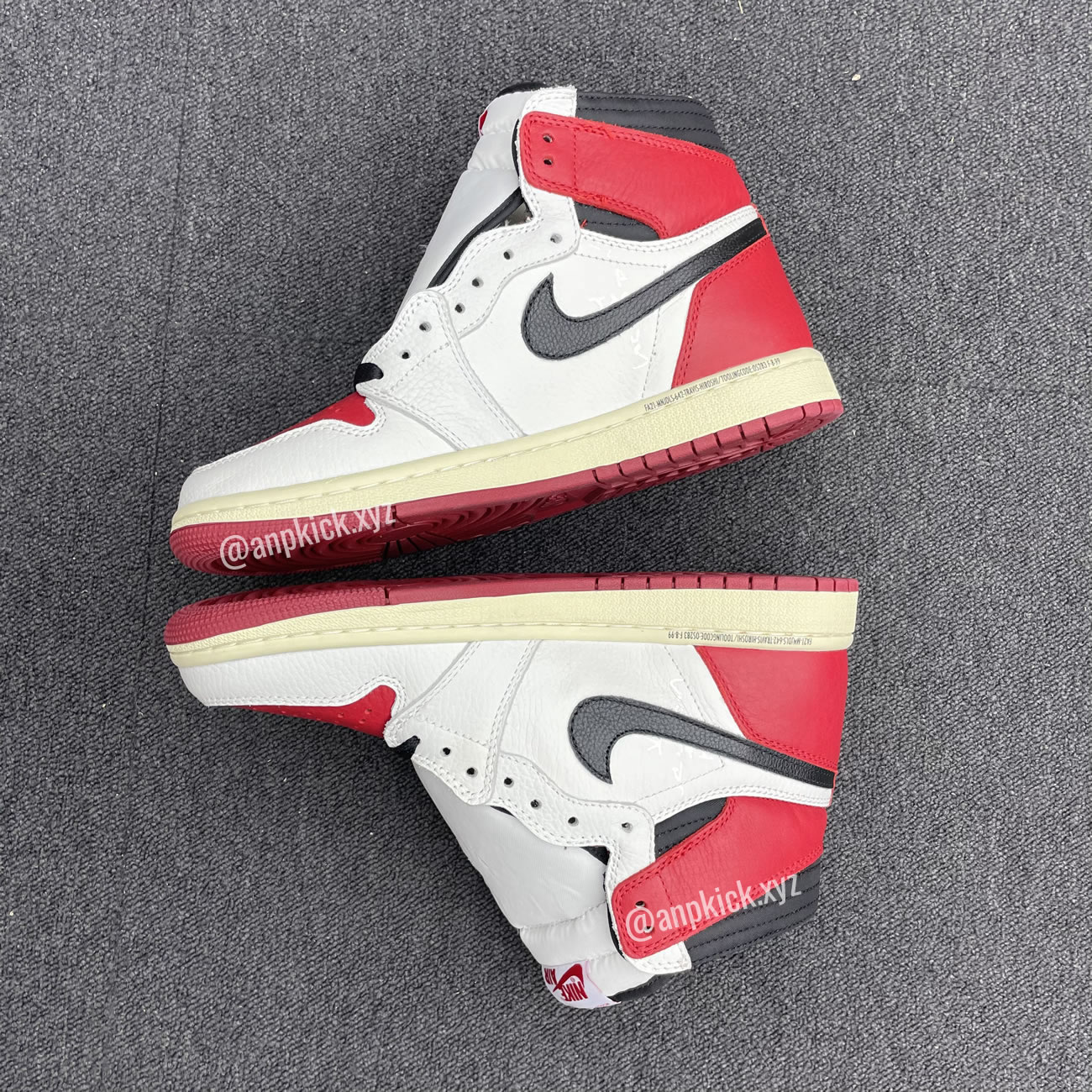 Travis Scott Air Jordan 1 High Og Sp White Red Black Fragment Anpkick Custom Making (4) - www.newkick.vip Travis Scott Air Jordan 1 High Og Sp White Red Black Fragment Anpkick Custom Making (4) - www.newkick.vip