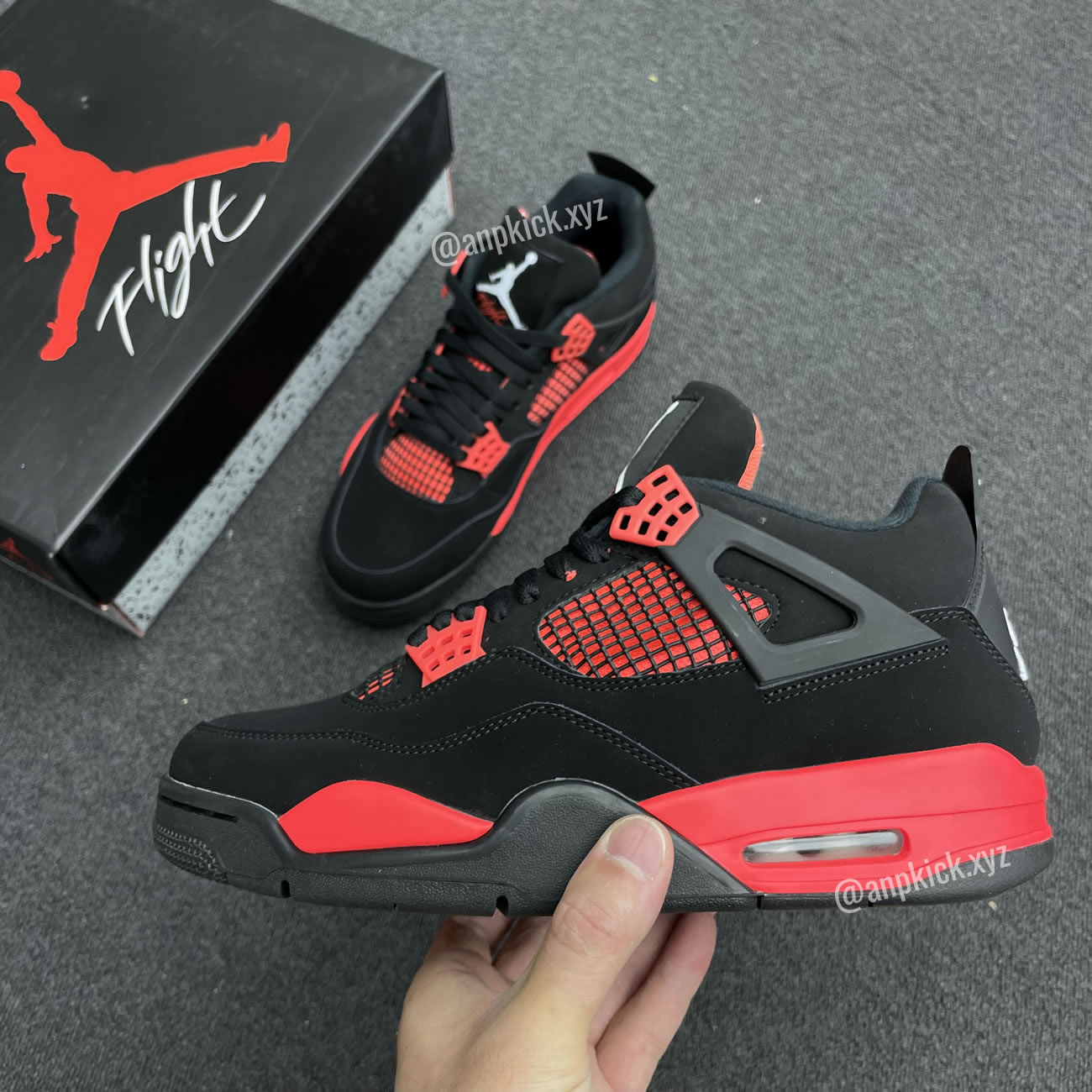 Air Jordan 4 Red Thunder Black White Red Ct8527 016 (2) - www.newkick.vip