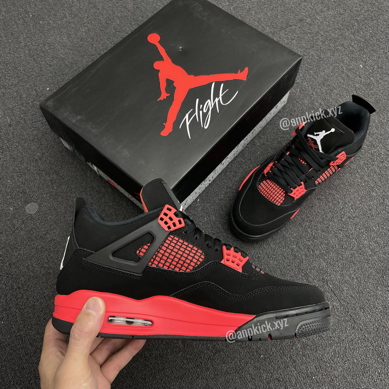 Air Jordan 4 Red Thunder Black White Red Ct8527 016 (3) - www.newkick.vip
