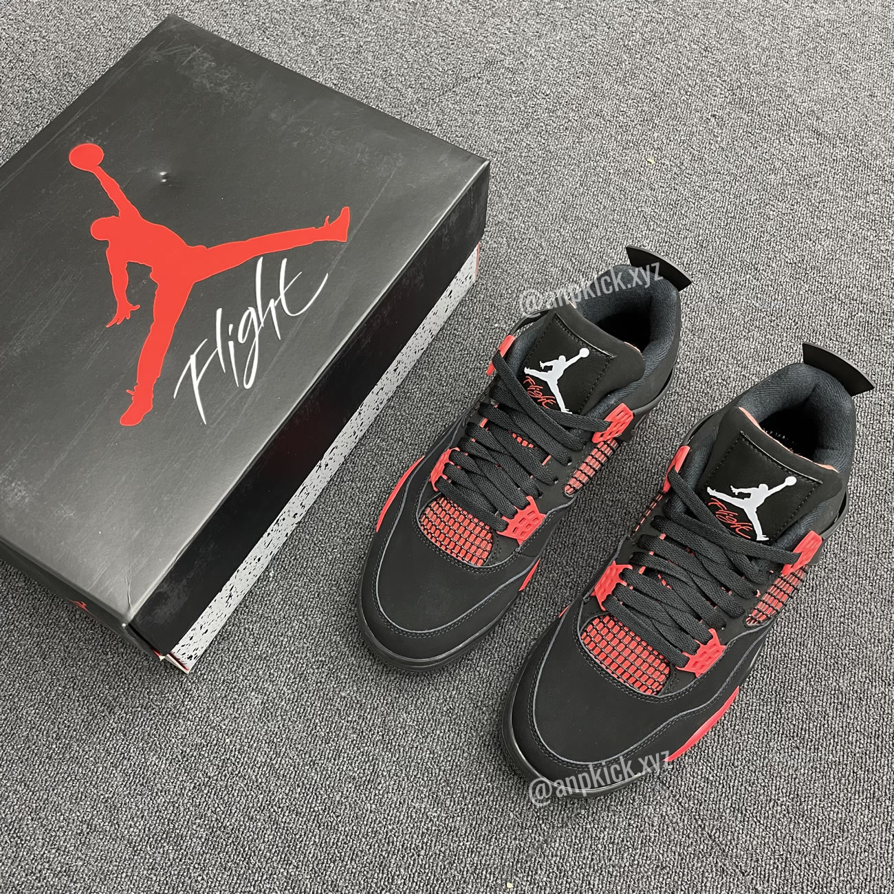 Air Jordan 4 Red Thunder Black White Red Ct8527 016 (6) - www.newkick.vip