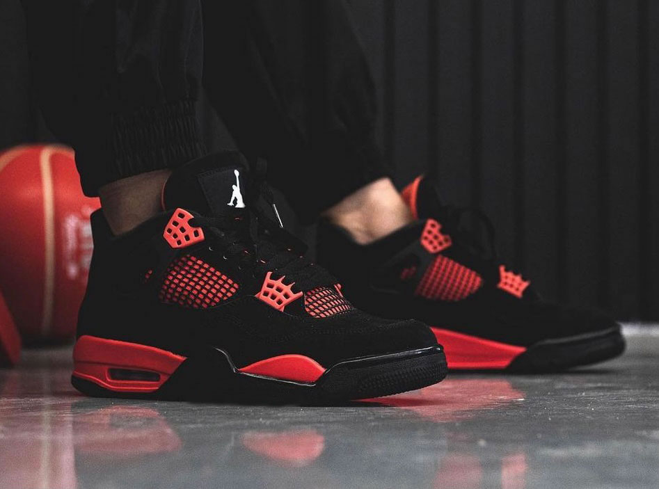Air Jordan 4 Red Thunder Black White Red Ct8527 016 On Feet (1) - www.newkick.vip Air Jordan 4 Red Thunder Black White Red Ct8527 016 On Feet (1) - www.newkick.vip