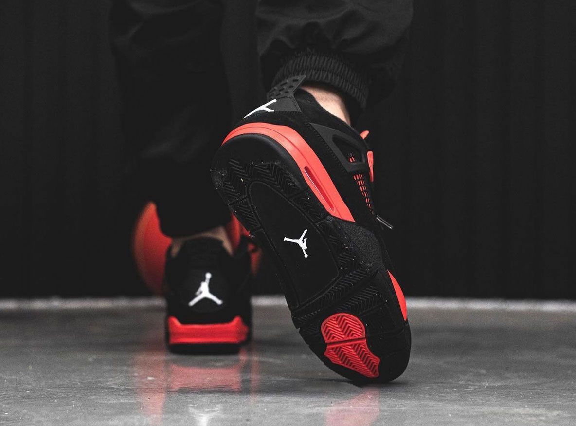 Air Jordan 4 Red Thunder Black White Red Ct8527 016 On Feet (9) - www.newkick.vip Air Jordan 4 Red Thunder Black White Red Ct8527 016 On Feet (9) - www.newkick.vip