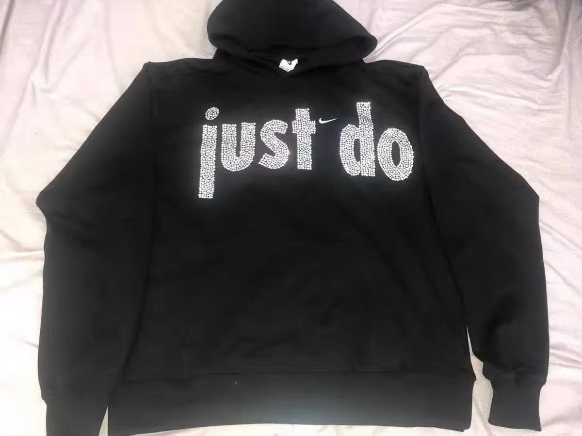 Nike Just Do It Hoodie Black (5) - www.newkick.vip
