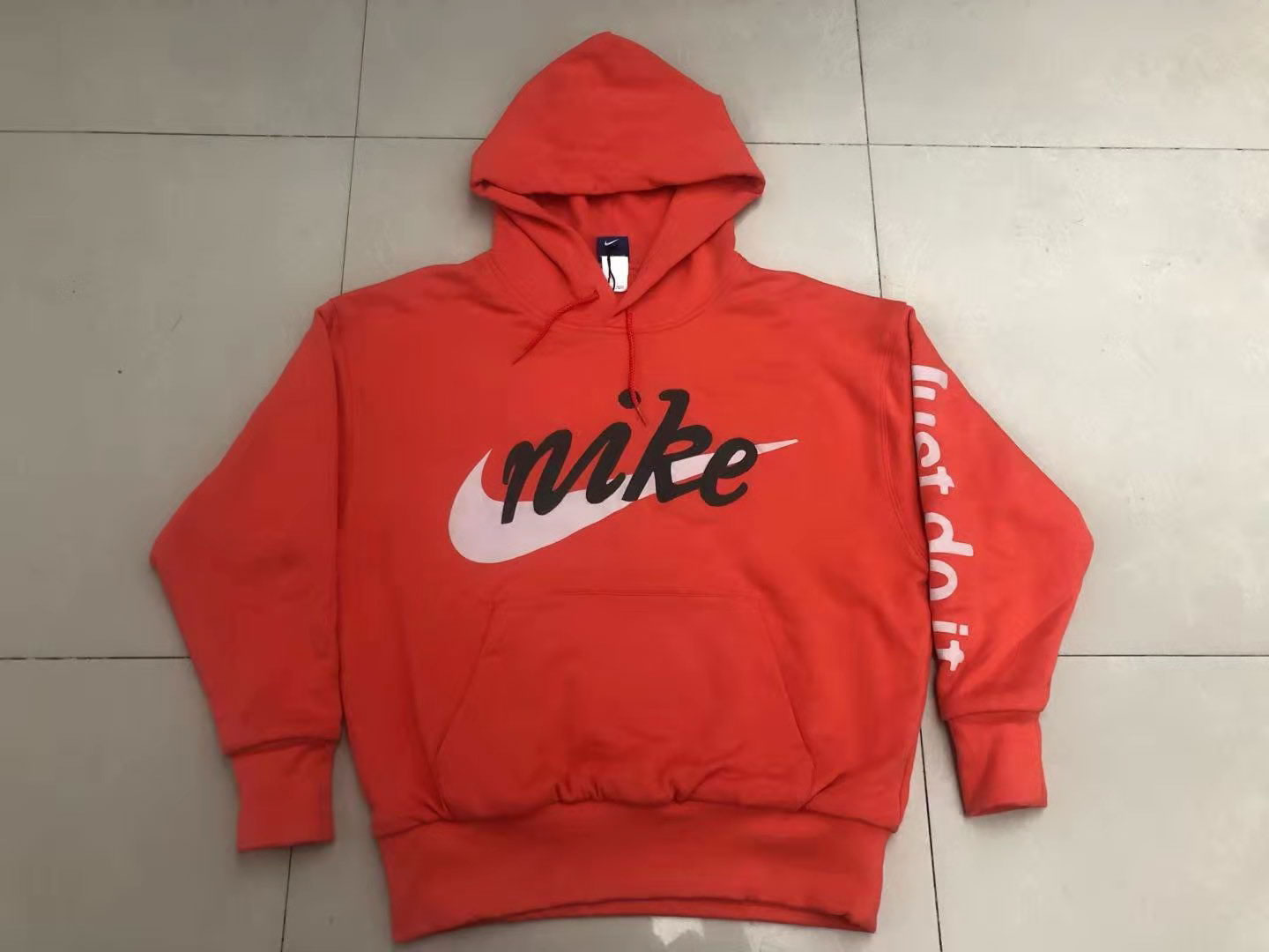 Nike Just Do It Hoodie Orange (2) - www.newkick.vip