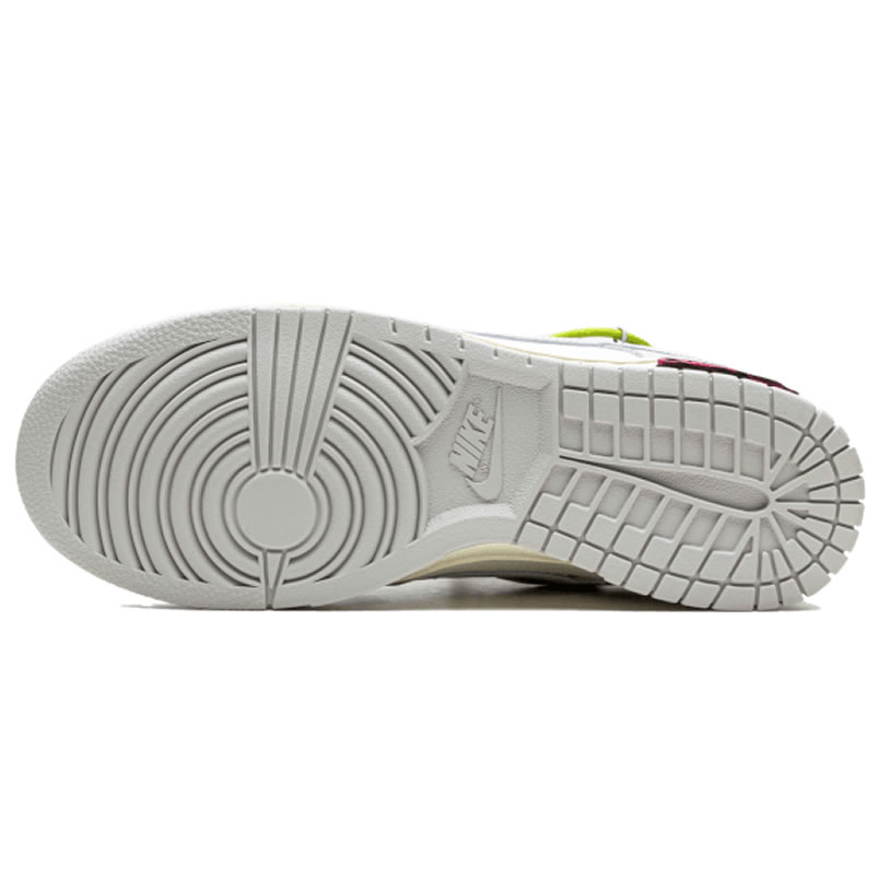 Off White Nike Sb Dunk Low The 08 Of 50 Grey White Yellow Dm1602 106 (4) - www.newkick.vip