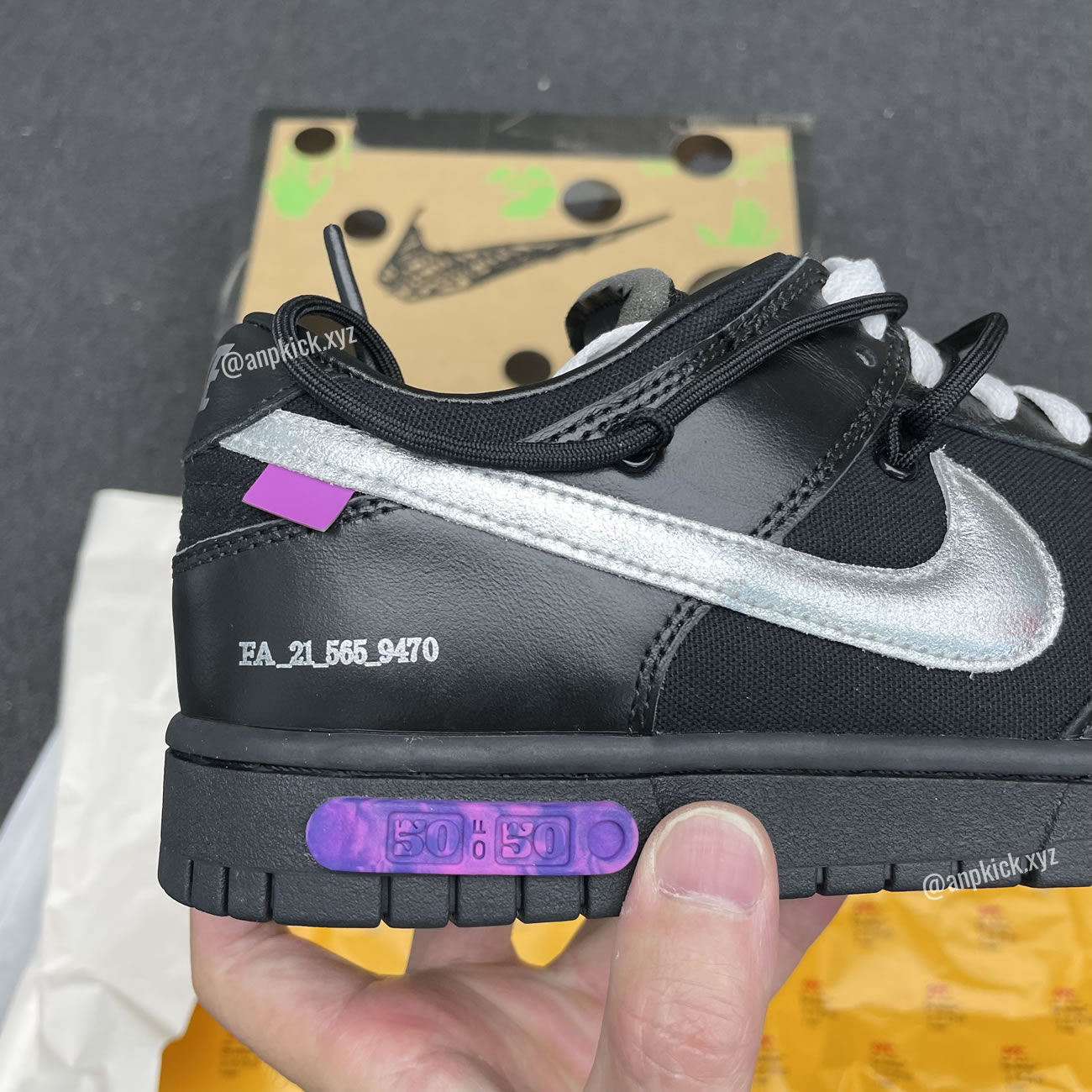 Off White Nike Sb Dunk Low The 50 Black Silver Dm1602 001 (2) - www.newkick.vip