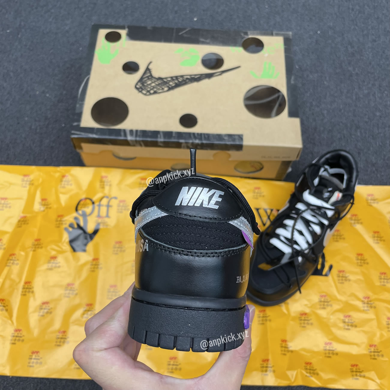 Off White Nike Sb Dunk Low The 50 Black Silver Dm1602 001 (4) - www.newkick.vip