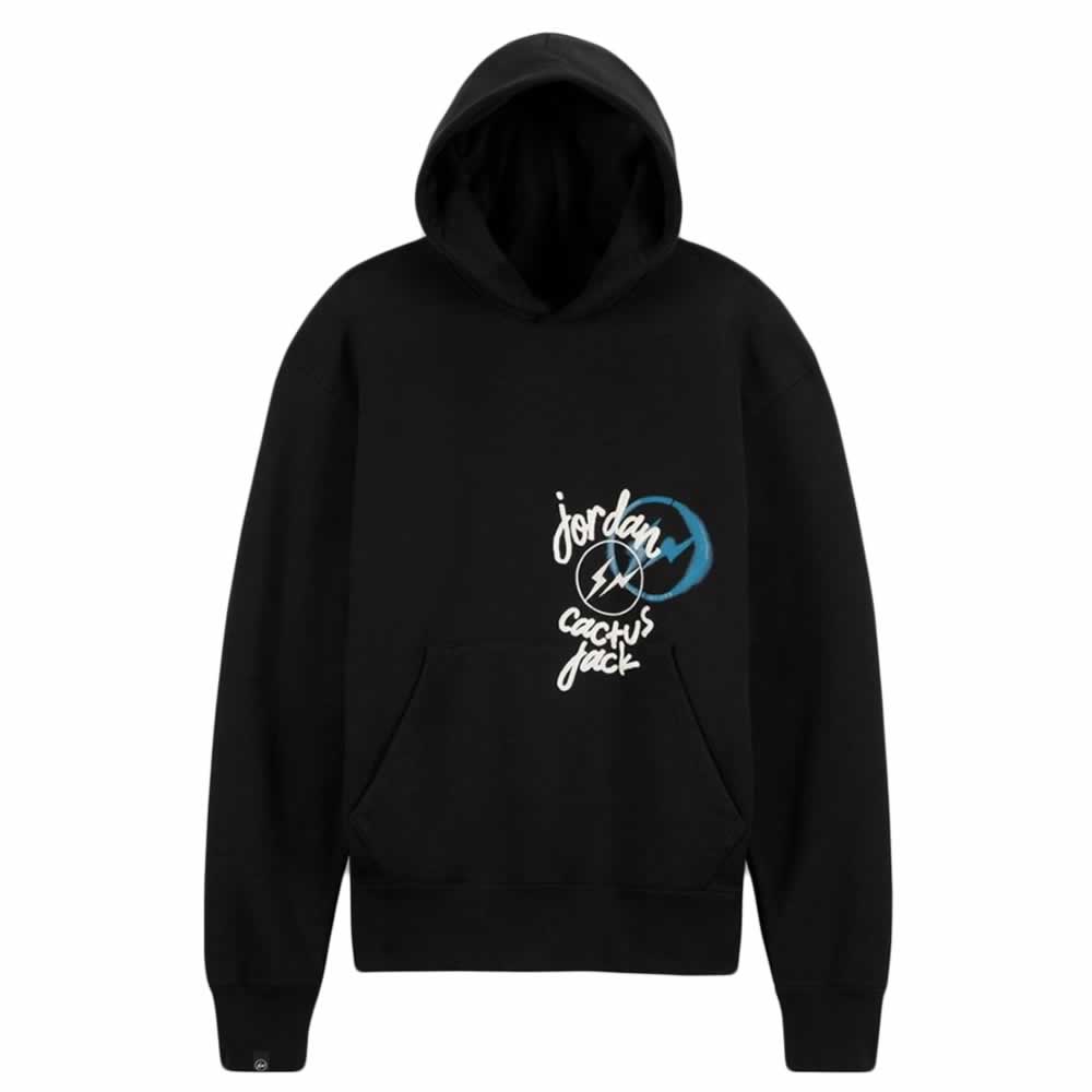 Travis Scott Cactus Jack Jordan Hoodie Khaki Desert Black (1) - www.newkick.vip