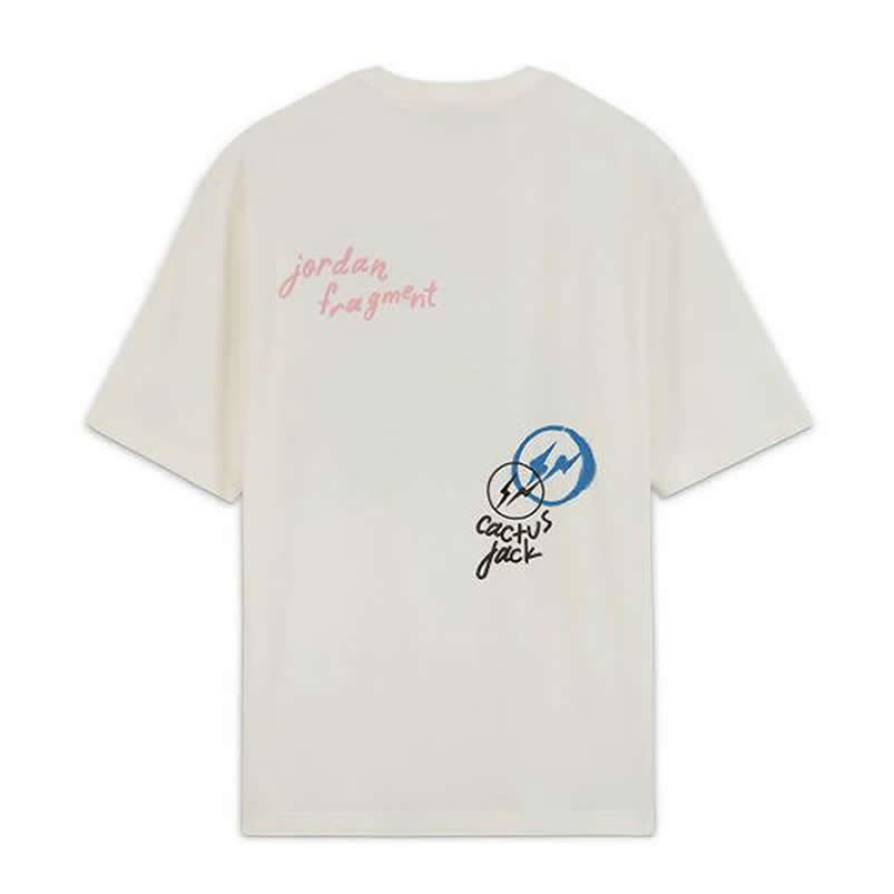 Travis Scott Cactus Jack Jordan T Shirt Khaki Desert White (2) - www.newkick.vip Travis Scott Cactus Jack Jordan T Shirt Khaki Desert White (2) - www.newkick.vip