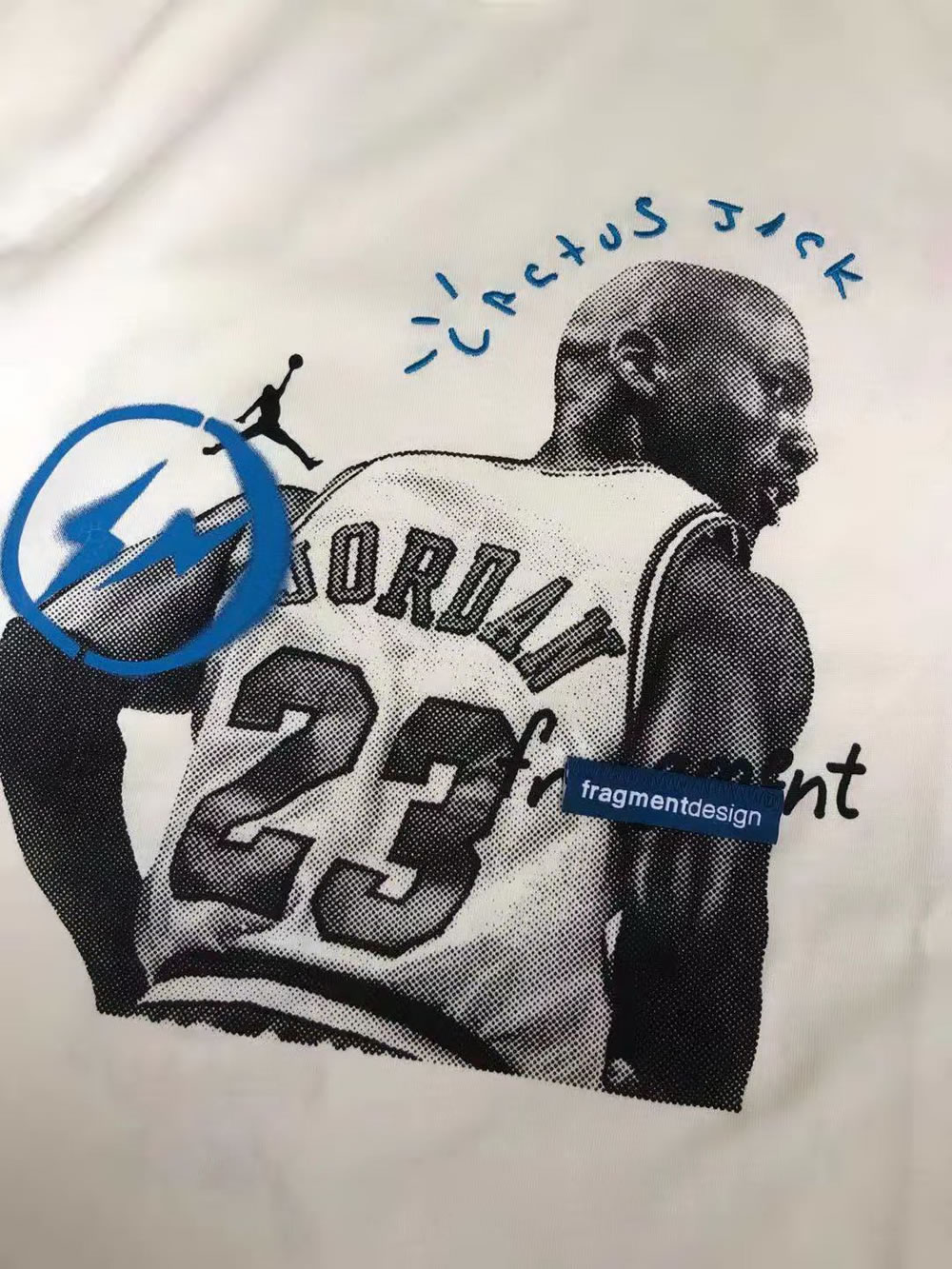 Travis Scott Cactus Jack Jordan T Shirt Khaki Desert White (8) - www.newkick.vip