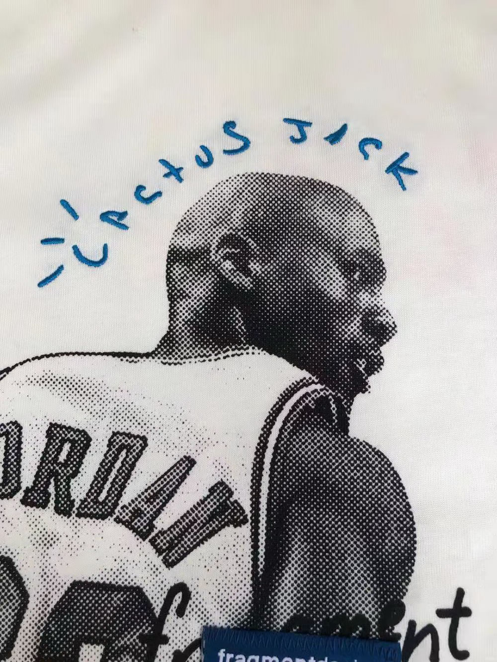 Travis Scott Cactus Jack Jordan T Shirt Khaki Desert White (9) - www.newkick.vip