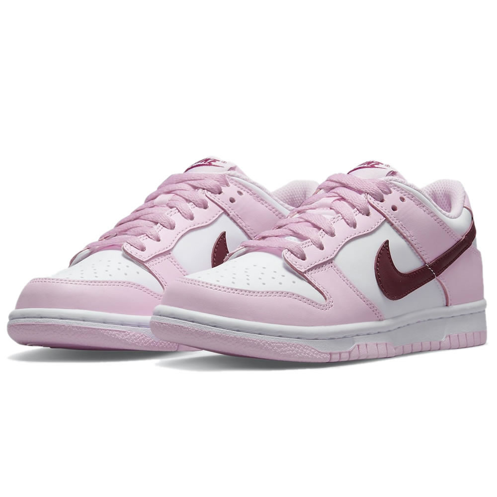 Nike Dunk Low Gs Strawberry Pink White Pink Red Cw1590 601 (3) - www.newkick.vip Nike Dunk Low Gs Strawberry Pink White Pink Red Cw1590 601 (3) - www.newkick.vip