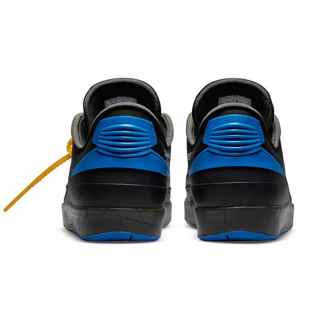 Off White Air Jordan 2 Low Black Varsity Royal Dj4375 004 (5) - www.newkick.vip