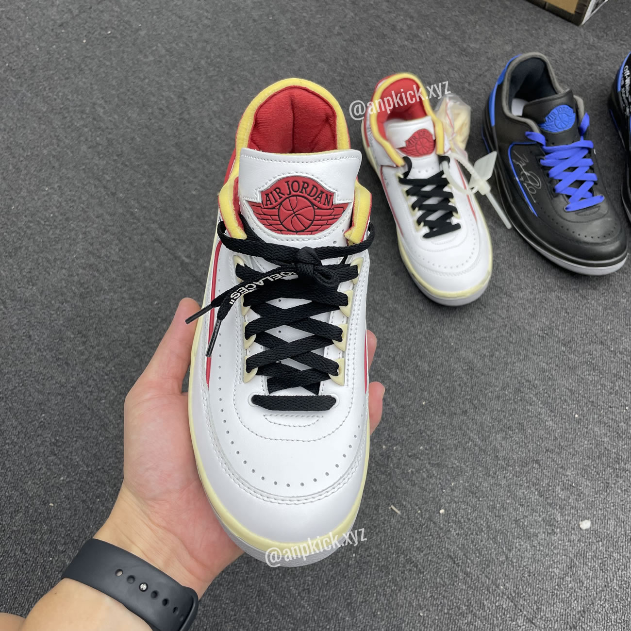 Off White Air Jordan 2 Low White Red (2) - www.newkick.vip
