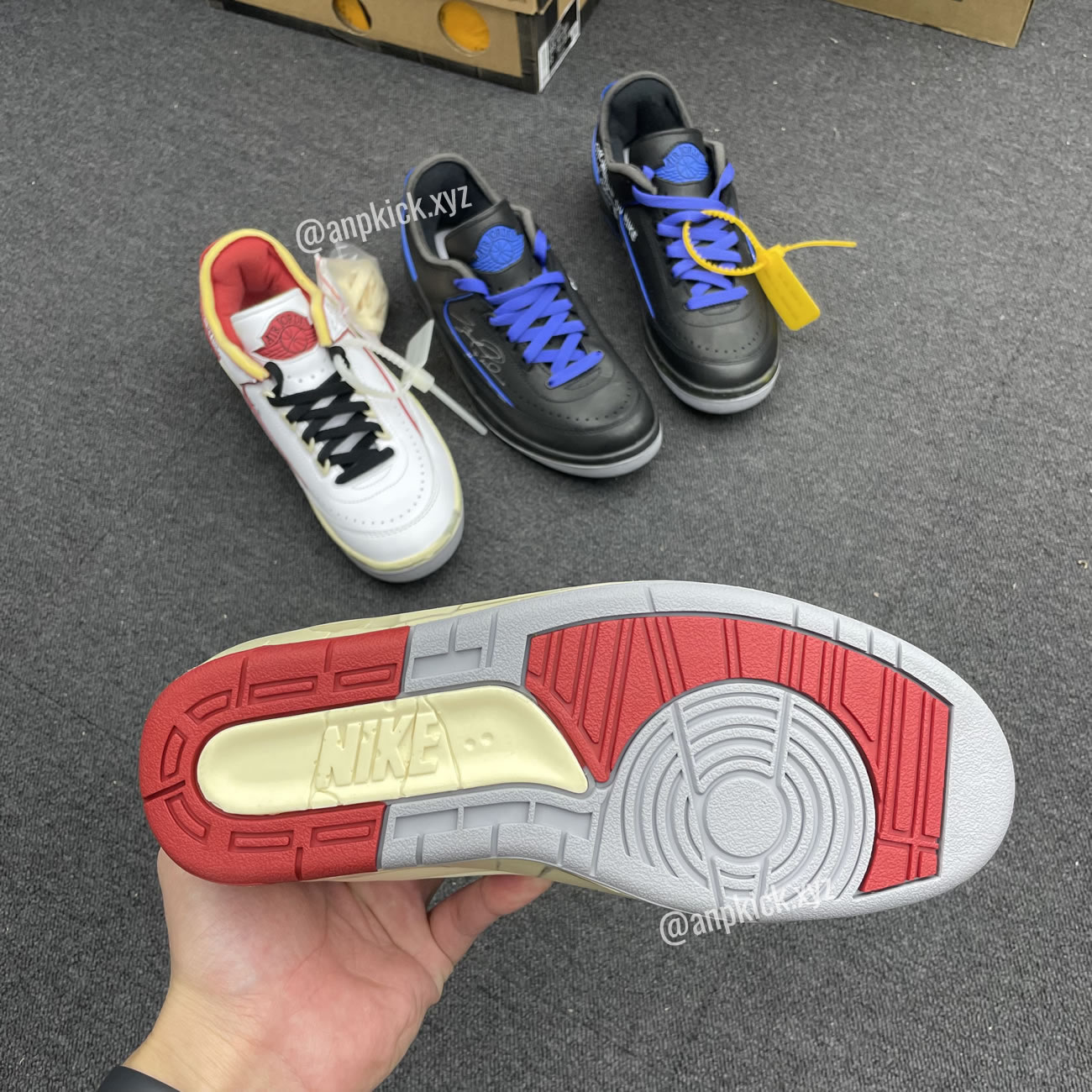 Off White Air Jordan 2 Low White Red (5) - www.newkick.vip