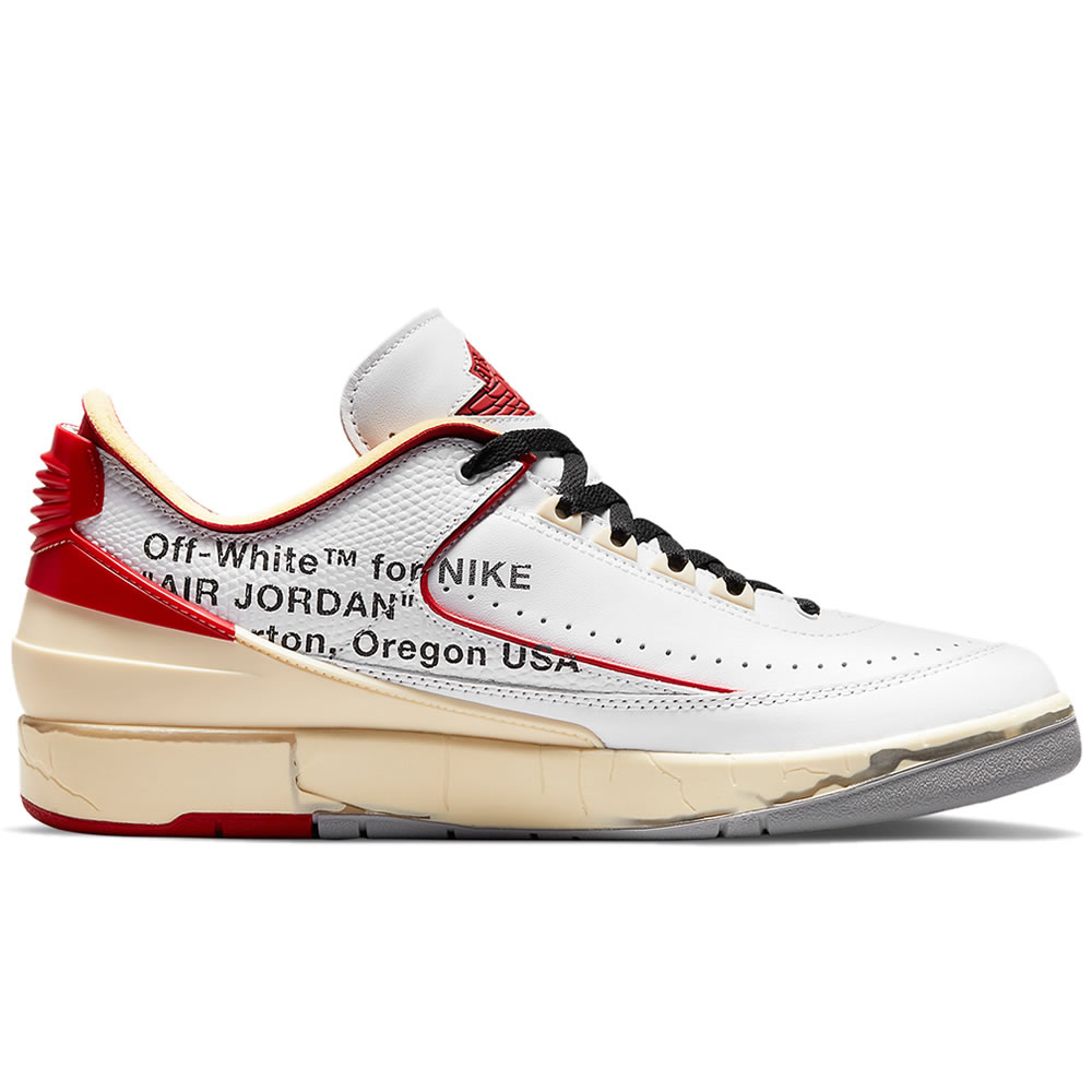 Off White Air Jordan 2 White Varsity Red Black Dj4375 106 (2) - www.newkick.vip