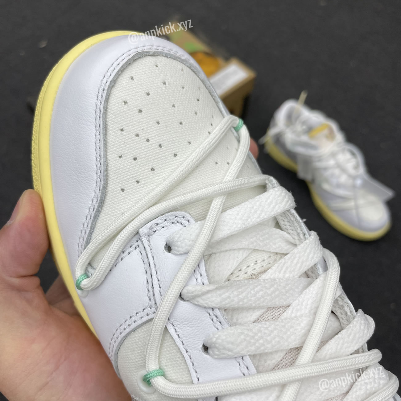 Off White Nike Sb Dunk Low Lot 1 White Metallic Silver Anpkick Dm1602 127 (6) - www.newkick.vip