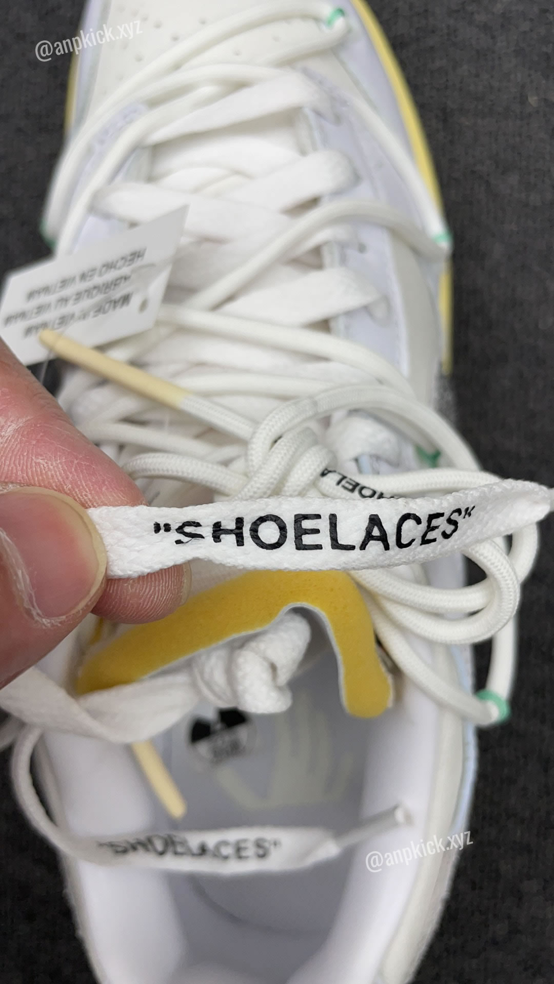 Off White Nike Sb Dunk Low Lot 1 White Metallic Silver Anpkick Dm1602 127 (8) - www.newkick.vip