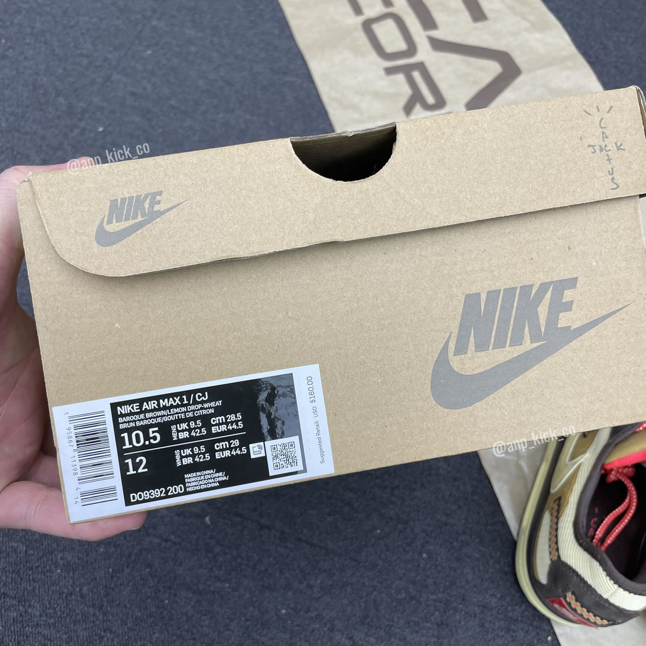 Travis Scott Nike Air Max 1 Baroque Brown Anpkick Do9392 200 (19) - www.newkick.vip