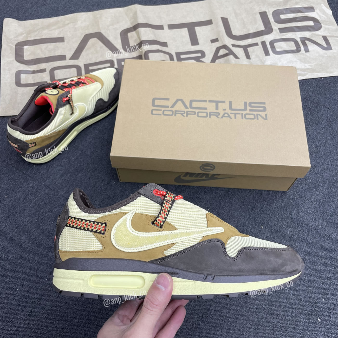 Travis Scott Nike Air Max 1 Baroque Brown Anpkick Do9392 200 (4) - www.newkick.vip