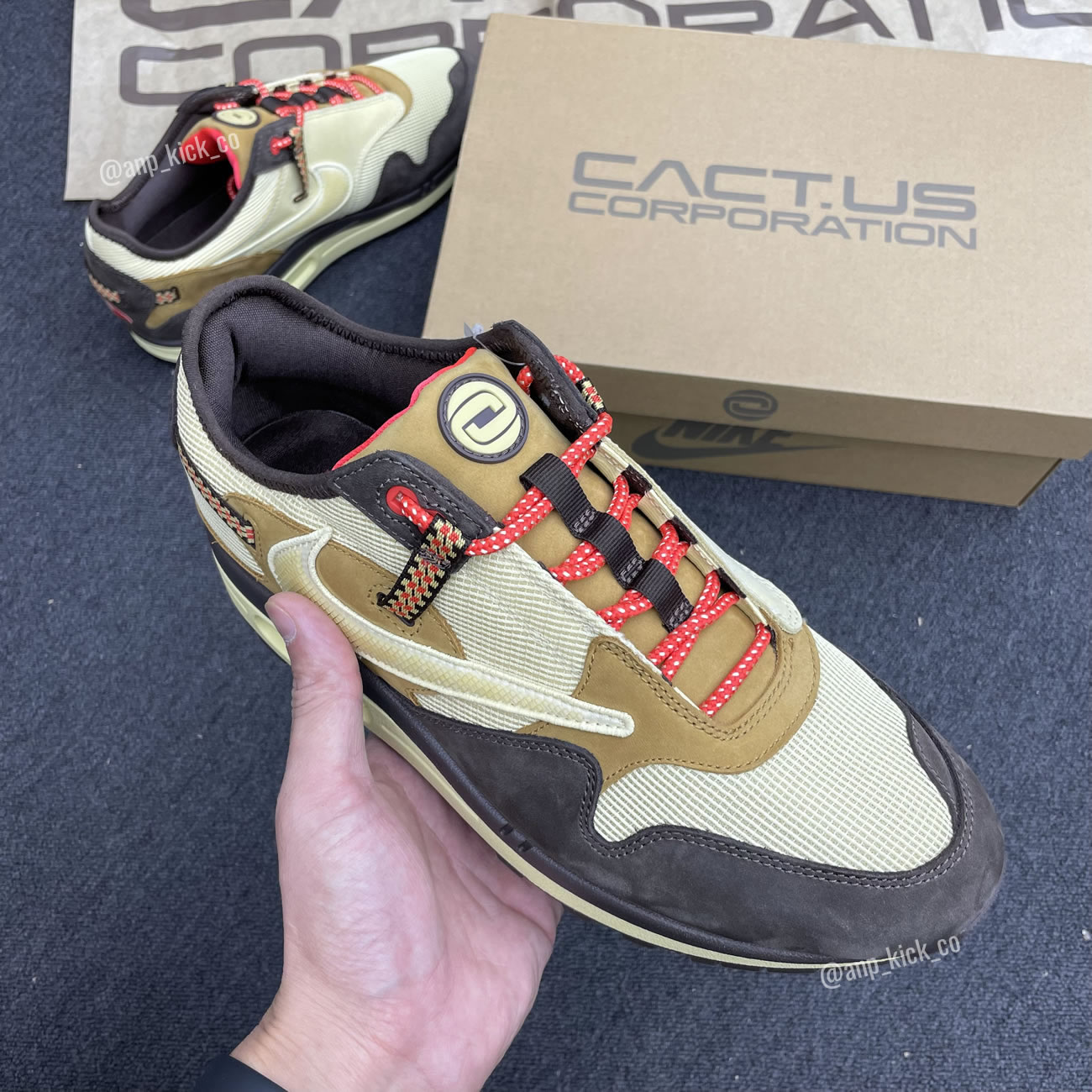 Travis Scott Nike Air Max 1 Baroque Brown Anpkick Do9392 200 (5) - www.newkick.vip