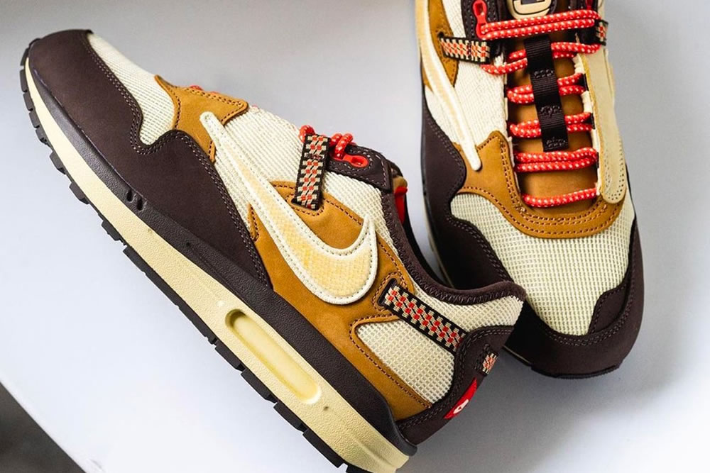 Travis Scott Nike Air Max 1 Baroque Brown Do9392 200 (5) - www.newkick.vip