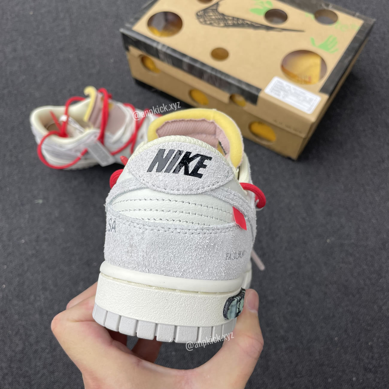 Off White Nike Sb Dunk Low Lot 33 Of 50 Sail Neutral Grey Chile Red Anpkick Dj0950 118 (2) - www.newkick.vip