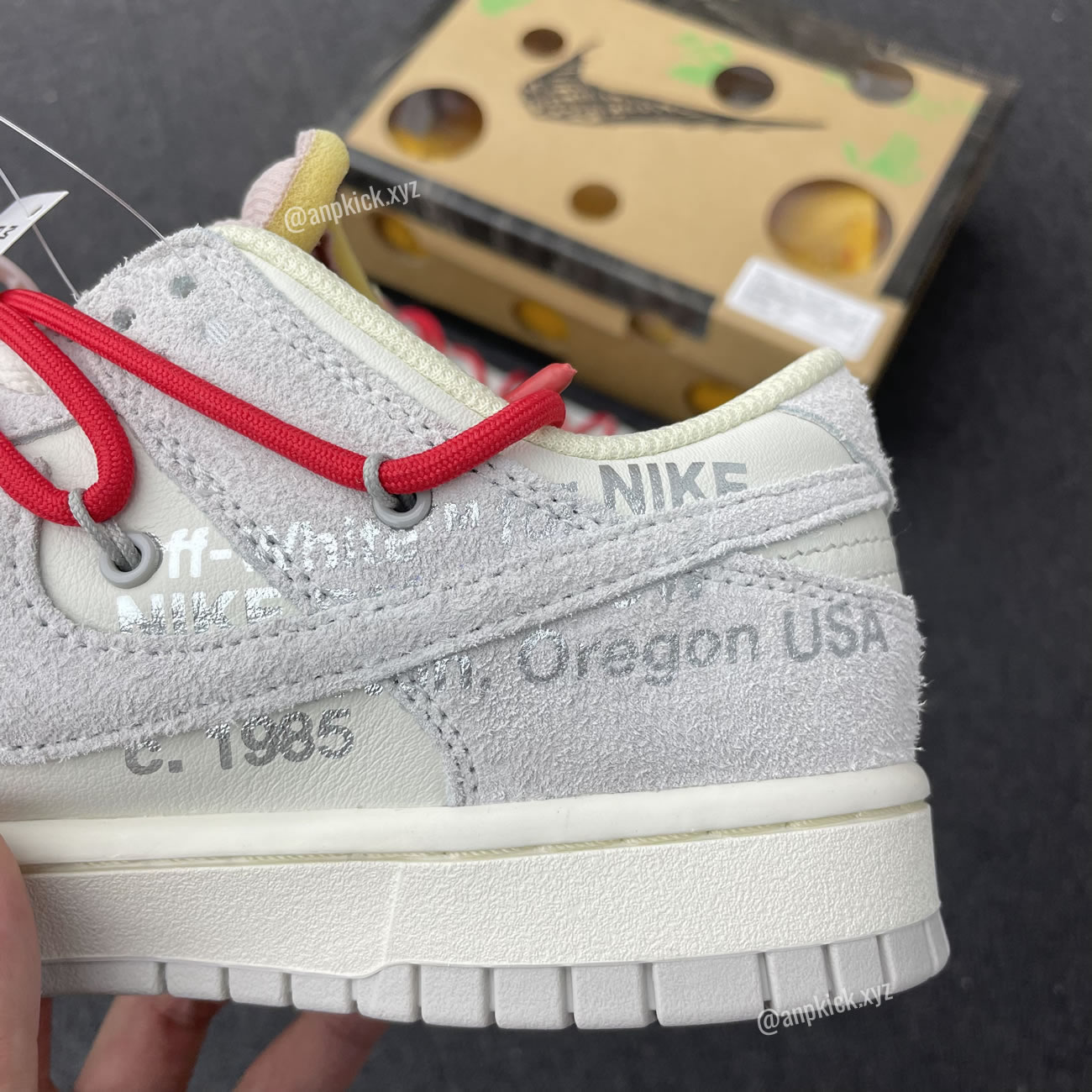 Off White Nike Sb Dunk Low Lot 33 Of 50 Sail Neutral Grey Chile Red Anpkick Dj0950 118 (7) - www.newkick.vip