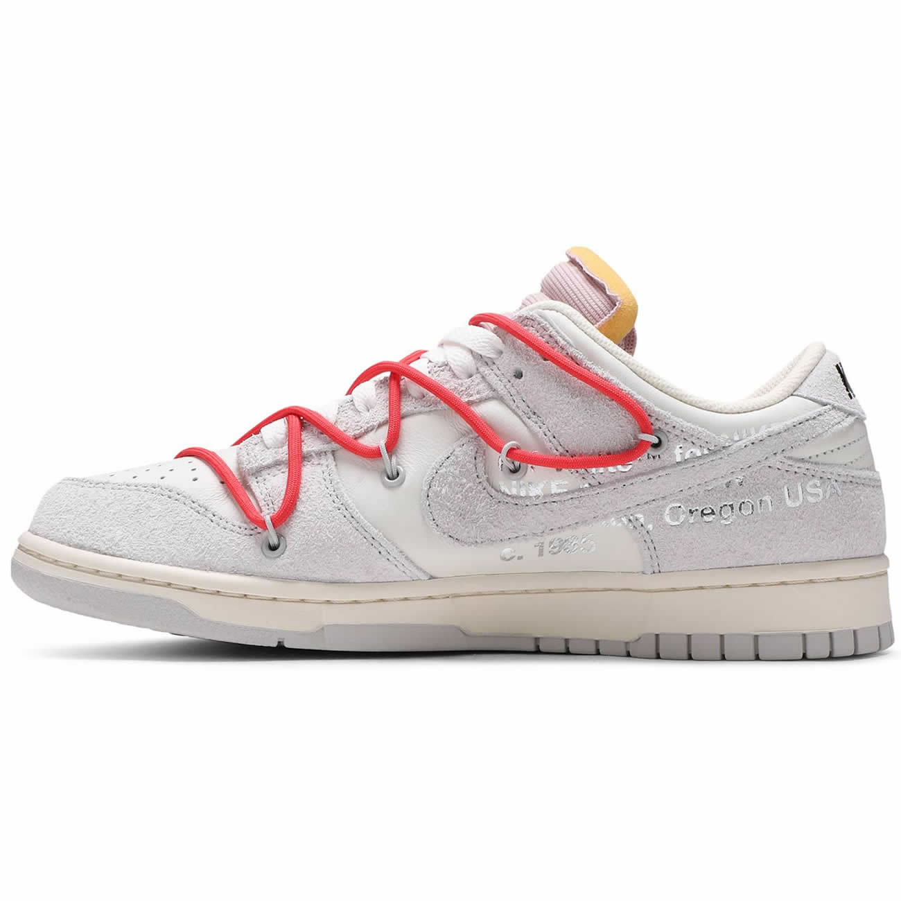 Off White Nike Sb Dunk Low Lot 33 Of 50 Sail Neutral Grey Chile Red Dj0950 118 (1) - www.newkick.vip