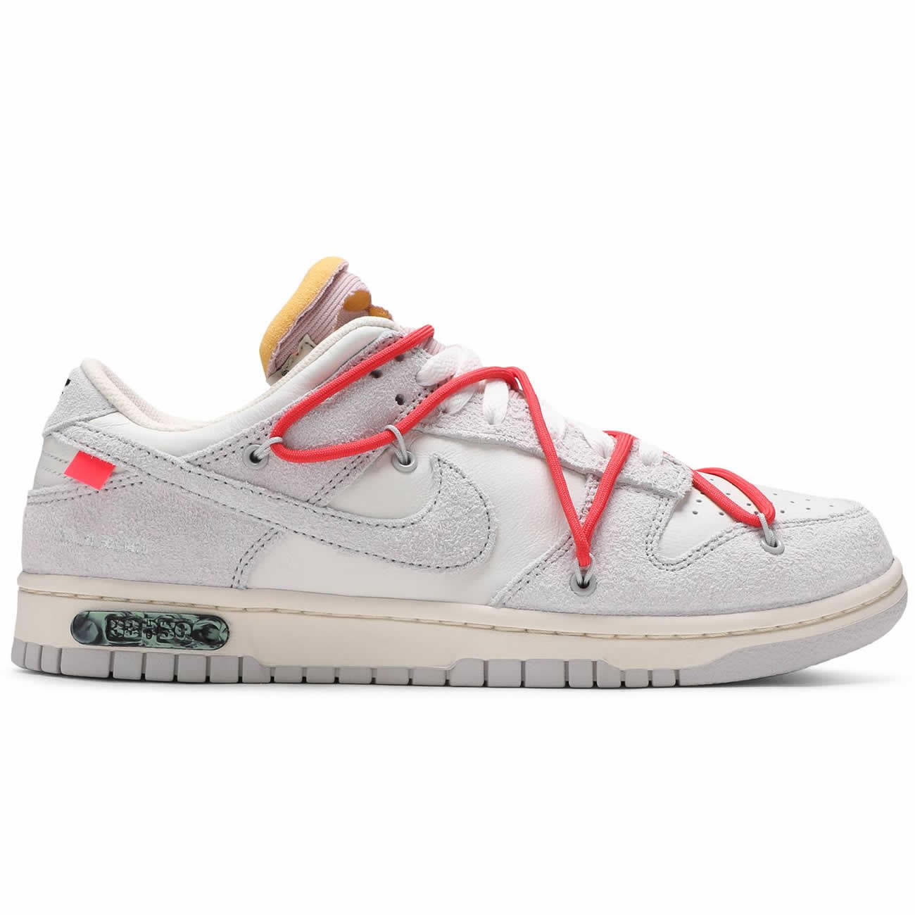 Off White Nike Sb Dunk Low Lot 33 Of 50 Sail Neutral Grey Chile Red Dj0950 118 (2) - www.newkick.vip