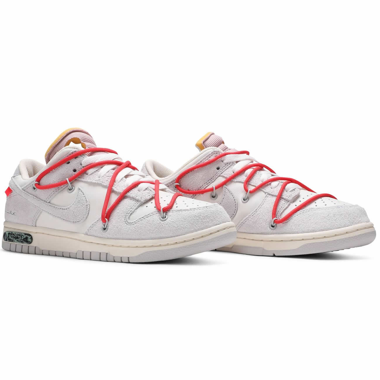 Off White Nike Sb Dunk Low Lot 33 Of 50 Sail Neutral Grey Chile Red Dj0950 118 (3) - www.newkick.vip