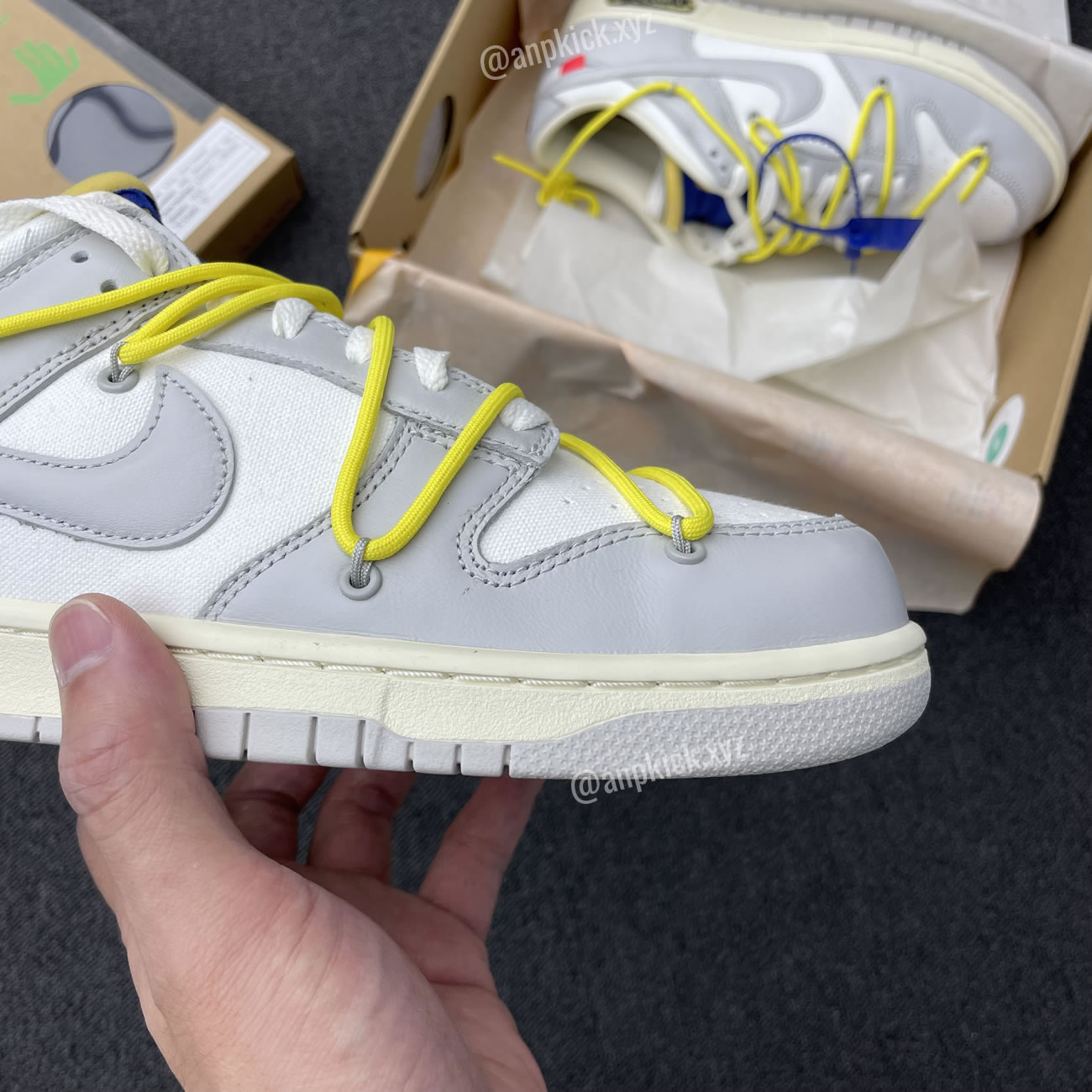 Off White Nike Sb Dunk Low The 27 Of 50 Sail Neutral Grey Dm1602 120 (4) - www.newkick.vip