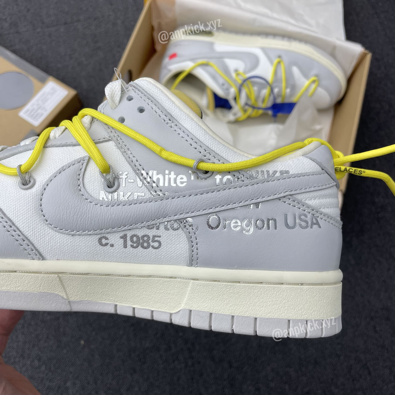 Off White Nike Sb Dunk Low The 27 Of 50 Sail Neutral Grey Dm1602 120 (8) - www.newkick.vip