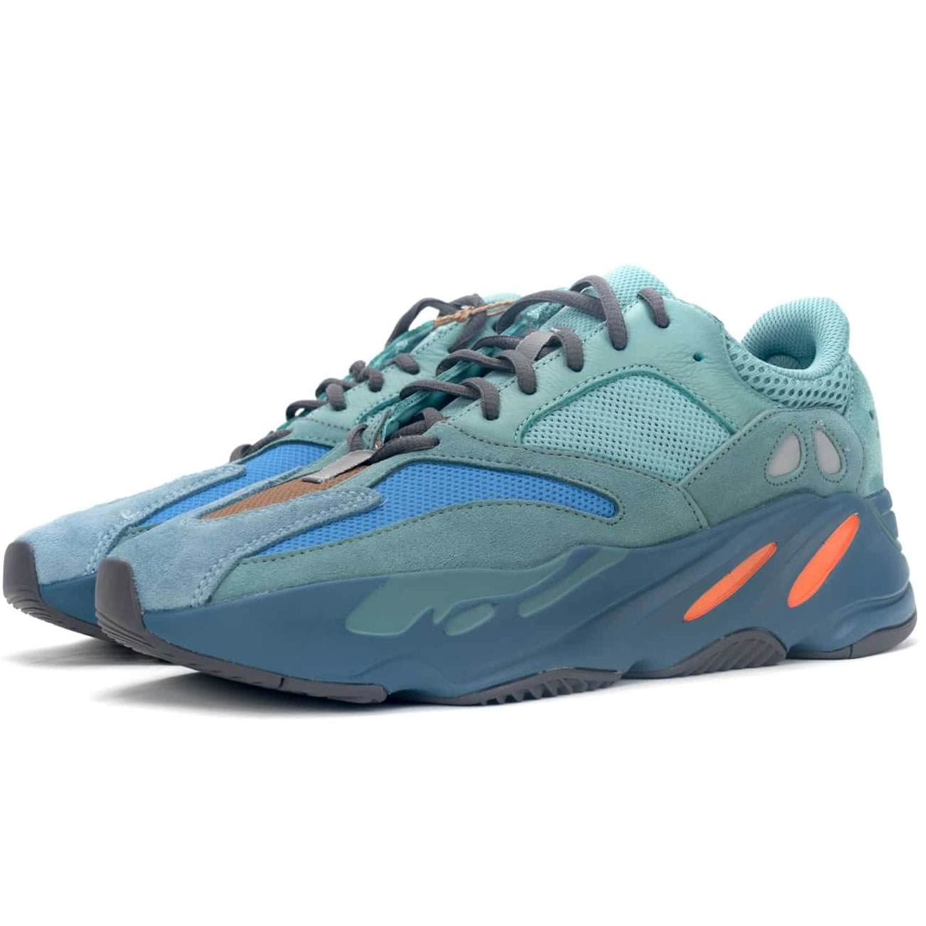 Adidas Yeezy Boost 700 Sea Blue Orange Gz2002 (3) - www.newkick.vip
