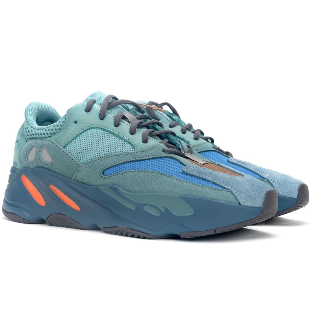 Adidas Yeezy Boost 700 Sea Blue Orange Gz2002 (4) - www.newkick.vip
