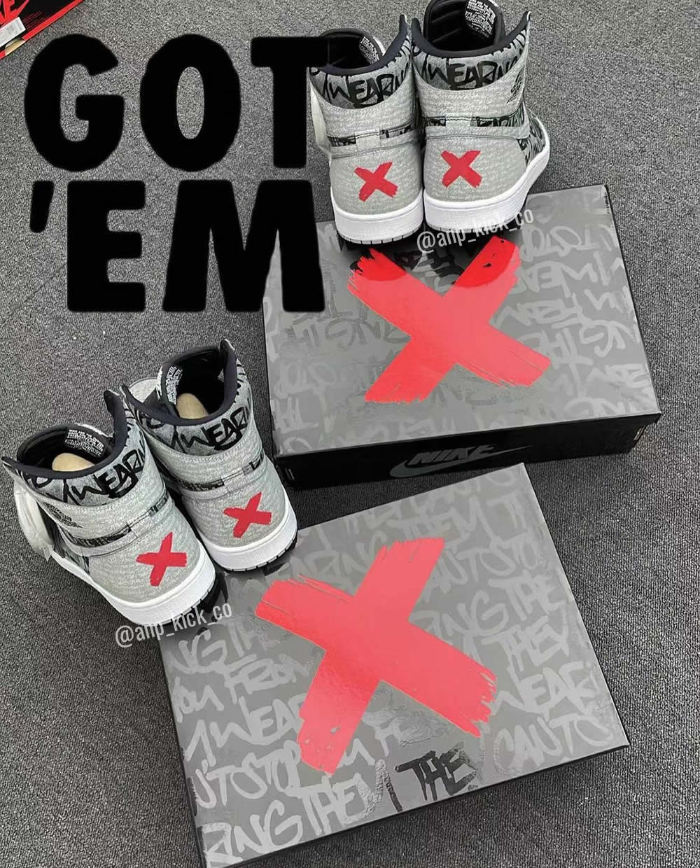Air Jordan 1 High Og Anpkick Rebellionaire Black White Particle Grey 555088 036 (0) - www.newkick.vip