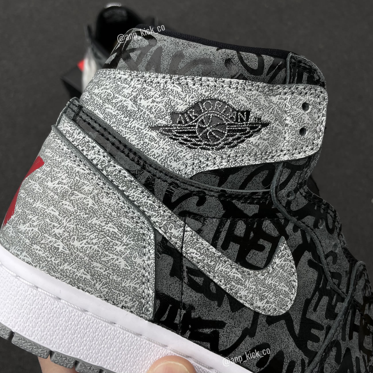 Air Jordan 1 High Og Anpkick Rebellionaire Black White Particle Grey 555088 036 (4) - www.newkick.vip