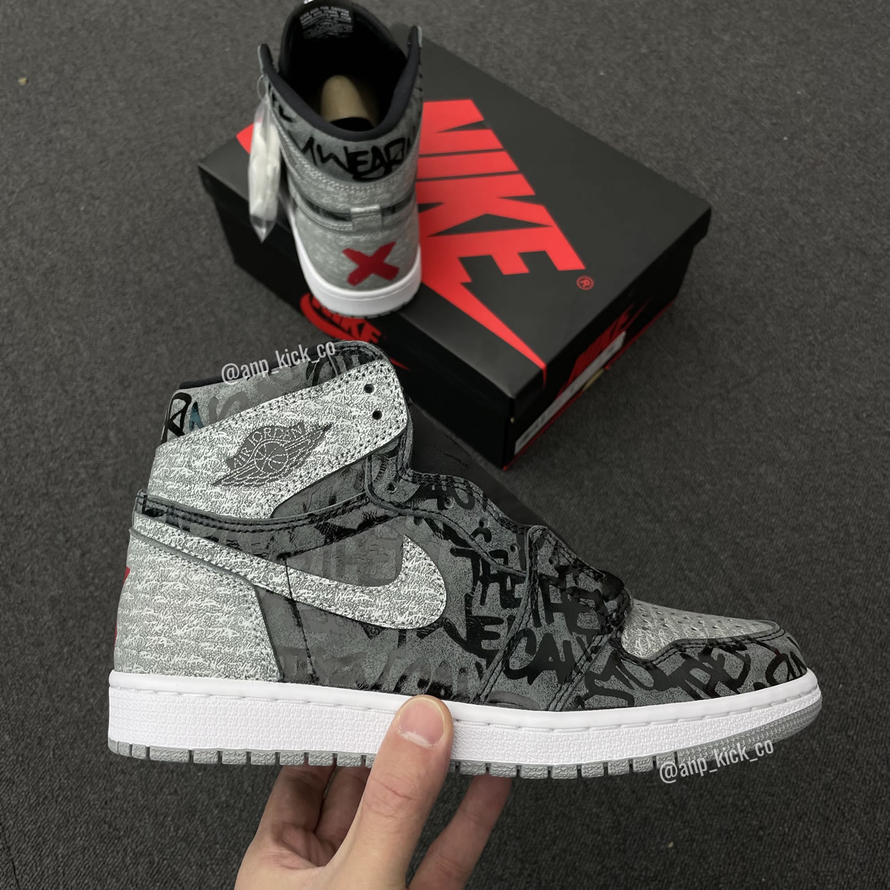 Air Jordan 1 High Og Anpkick Rebellionaire Black White Particle Grey 555088 036 (2) - www.newkick.vip