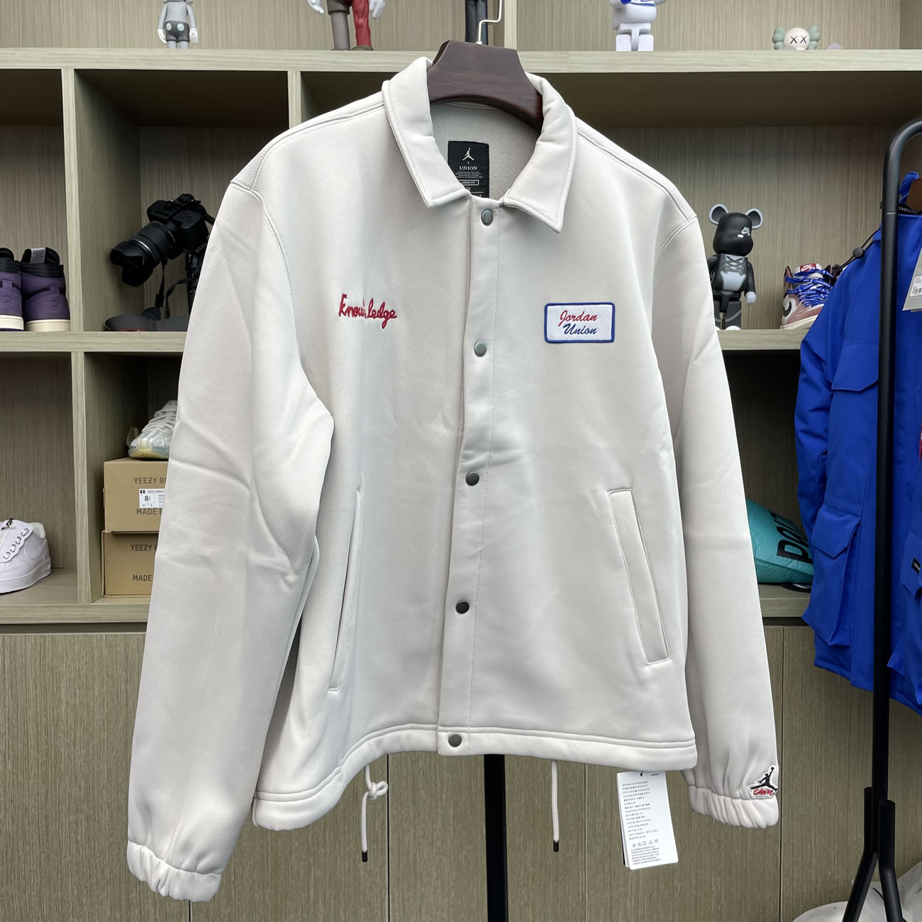 Air Jordan Union Coaches Jacket Light Bone Anpkick Db8260 072 (4) - www.newkick.vip