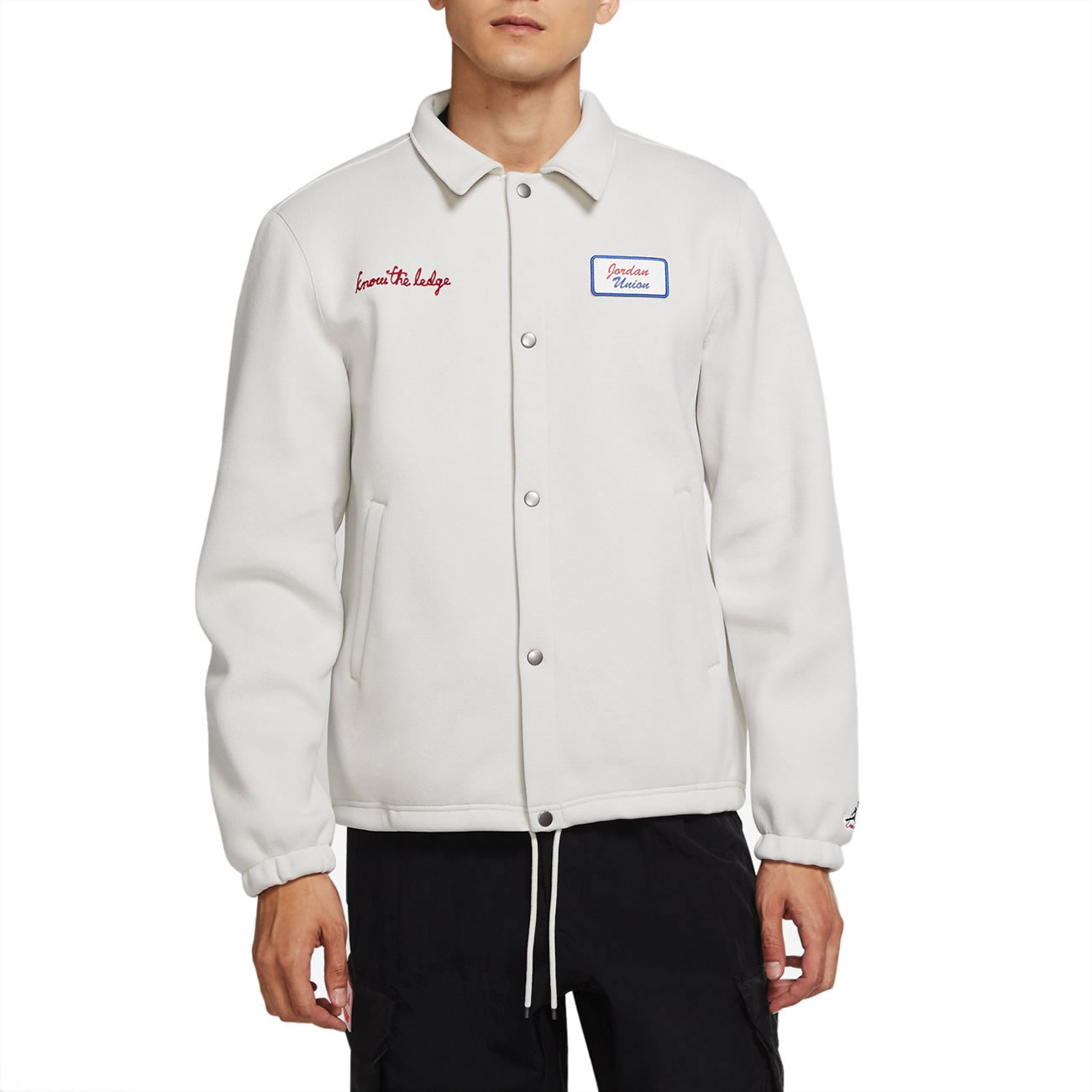 Air Jordan Union Coaches Jacket Light Bone Db8260 072 (2) - www.newkick.vip
