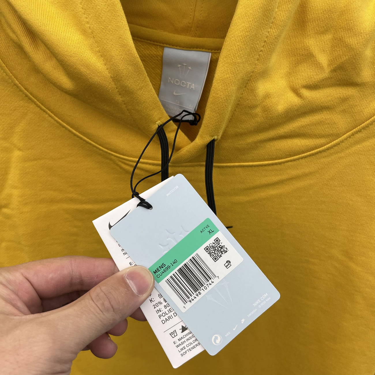 Anpkick Nike Drake Nocta Cardinal Stock Hoodie Grey Da3920 052 (3) - www.newkick.vip