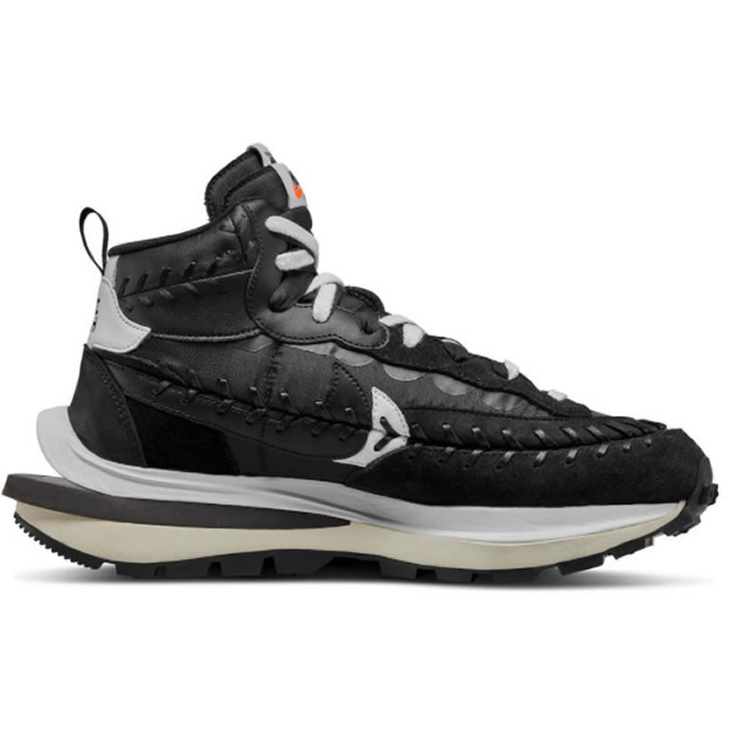 Sacai Nike Vaporwaffle Jean Paul Gaultier Black White Dh9186 001 (2) - www.newkick.vip