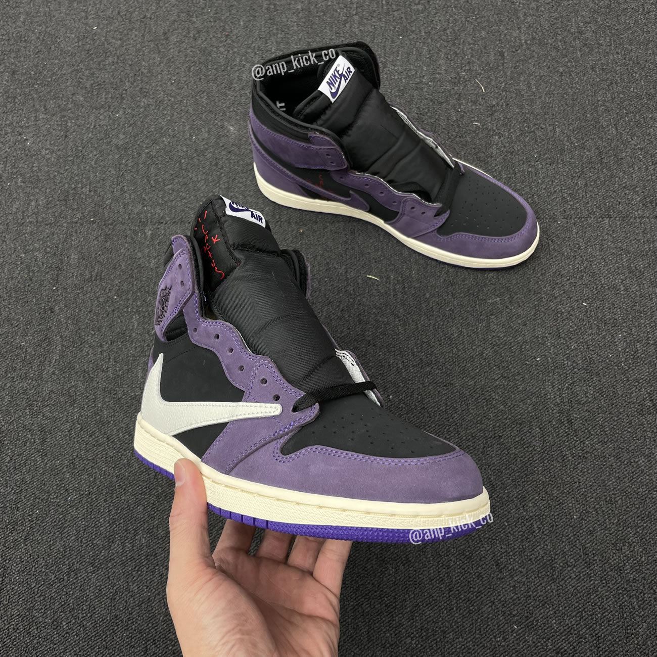Travis Scott Air Jordan 1 High Og Sp Purple Black Anpkick Custom Making (2) - www.newkick.vip Travis Scott Air Jordan 1 High Og Sp Purple Black Anpkick Custom Making (2) - www.newkick.vip