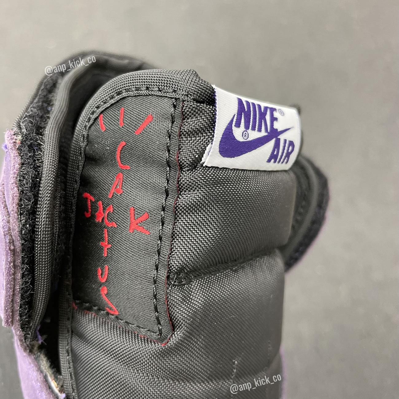 Travis Scott Air Jordan 1 High Og Sp Purple Black Anpkick Custom Making (4) - www.newkick.vip
