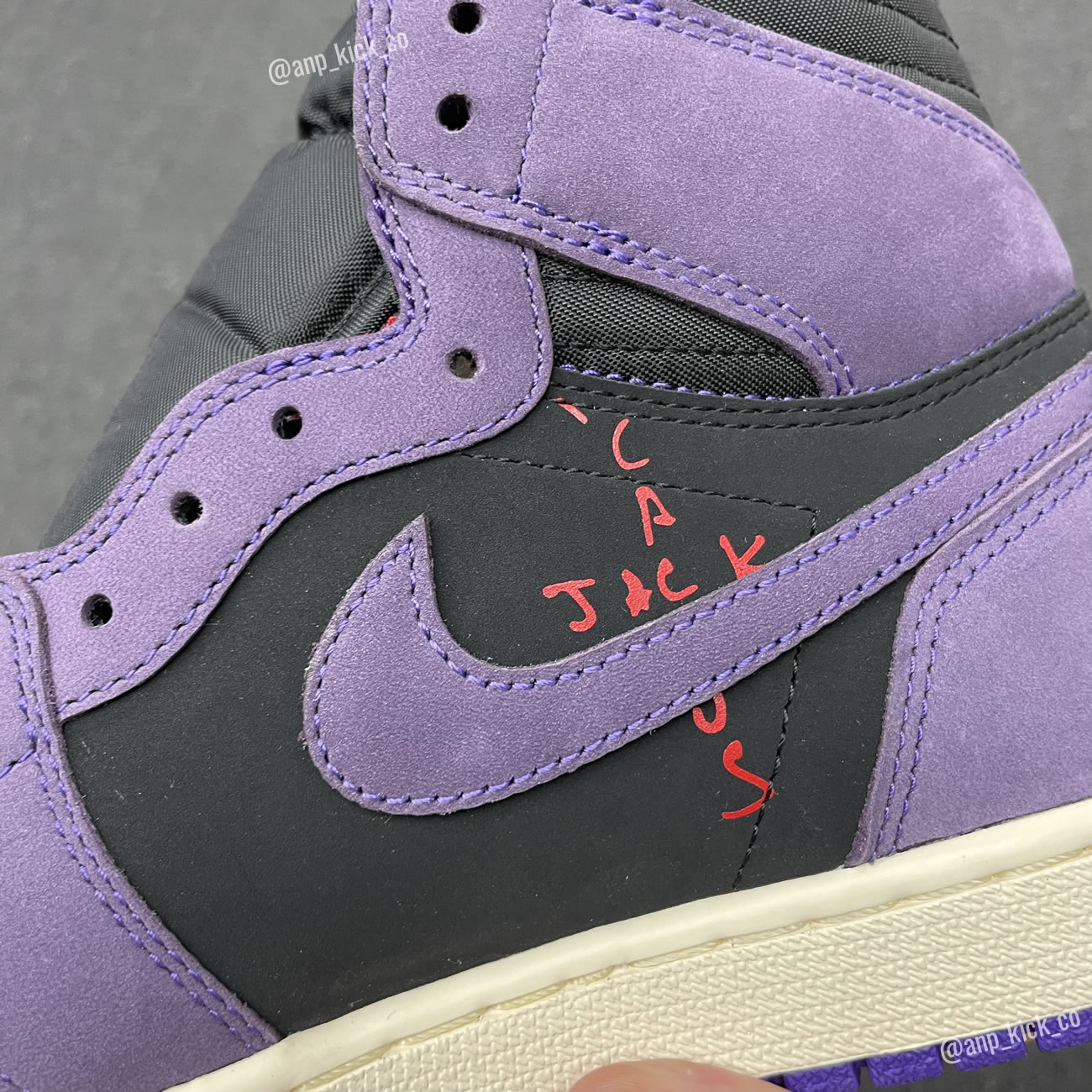 Travis Scott Air Jordan 1 High Og Sp Purple Black Anpkick Custom Making (5) - www.newkick.vip